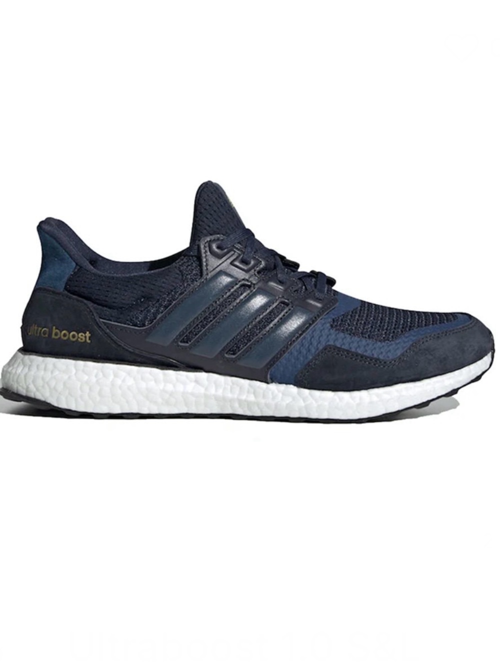 Adidas Leather & Suede UltraBoost 1.0 S&L Collegiate Navy Men 12